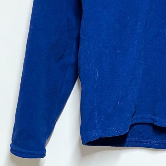 Vintage Patagonia Fleece Quarter Zip Layer Piece Blue Womens L Made in USA - Picture 4 of 6